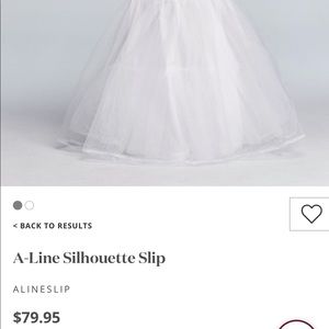 David’s Bridal A-Line Silhouette Slip